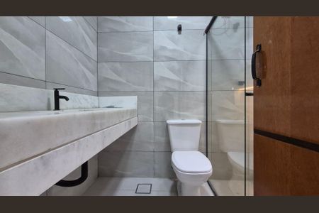 Casa à venda com 86m², 3 quartos e 2 vagasBanheiro da suíte 