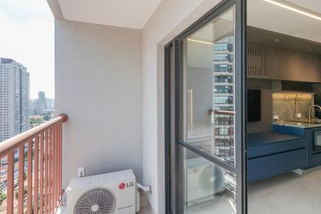 Studio para alugar com 27m², 1 quarto e sem vagaVaranda
