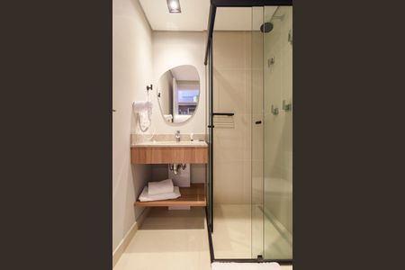 Studio para alugar com 27m², 0 quarto e sem vaga Studio para alugar com 27m², 0 quarto e sem vagaBanheiro