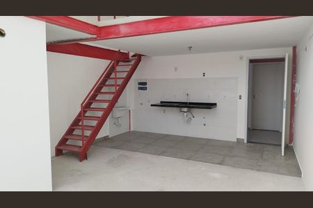 Cozinha de apartamento à venda com 1 quarto, 52m² em Santa Terezinha, Santo André