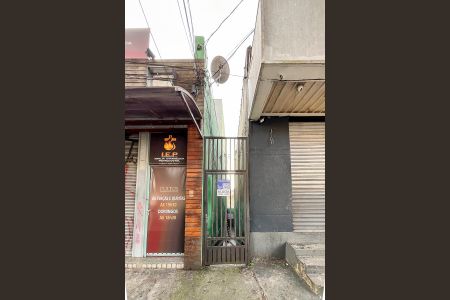 Studio para alugar com 32m², 1 quarto e sem vagaFachada + plaquinha