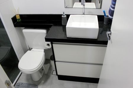 Apartamento à venda com 59m², 2 quartos e 1 vagaBanheiro 