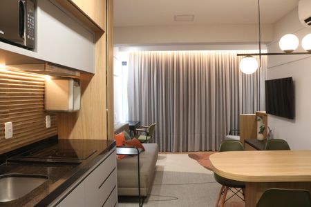 Apartamento para alugar com 44m², 1 quarto e 1 vagaSala Cozinha Integrada