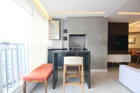 Varanda Sala de apartamento para alugar com 2 quartos, 67m² em Vila Andrade, São Paulo