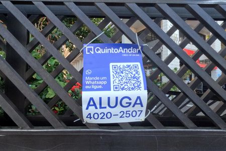 Apartamento para alugar com 100m², 2 quartos e 1 vagaFachada | Adesivo/Placa Quintoandar instalado 