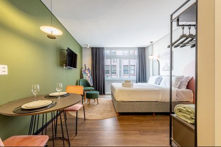 Apartamento à venda com 25m², 1 quarto e sem vagaSala/Quarto