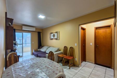 Sala de apartamento para alugar com 2 quartos, 80m² em Aviação, Praia Grande