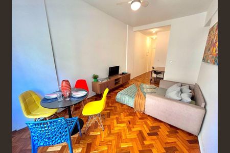 Sala de apartamento para alugar com 1 quarto, 55m² em Lapa, Rio de Janeiro