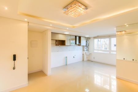 Sala/Cozinha de apartamento para alugar com 2 quartos, 54m² em Fátima, Canoas