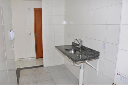 Apartamento à venda com 43m², 2 quartos e 1 vagaDetalhe - Cozinha Americana