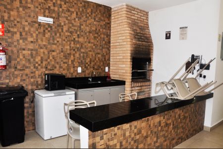 Apartamento à venda com 43m², 2 quartos e 1 vagaChurrasqueira