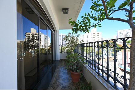 Varanda da Sala de apartamento para alugar com 4 quartos, 220m² em Mirandópolis, São Paulo