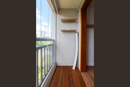 Varanda da Sala de apartamento à venda com 2 quartos, 49m² em Parque Reboucas, São Paulo