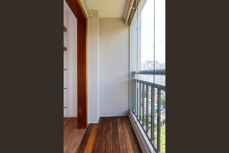Varanda da Sala de apartamento à venda com 2 quartos, 49m² em Parque Reboucas, São Paulo