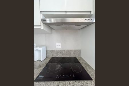 Apartamento para alugar com 28m², 1 quarto e sem vagaDetalhe da cozinha