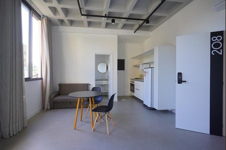 Apartamento para alugar com 35m², 1 quarto e 1 vagaSala - quarto e cozinha 
