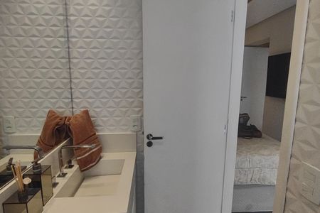 Apartamento à venda com 62m², 1 quarto e 2 vagasBanheiro da Suíte