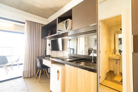 Studio para alugar com 25m², 1 quarto e sem vaga Studio para alugar com 25m², 1 quarto e sem vagaCozinha
