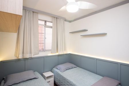 Quarto 2 de apartamento à venda com 2 quartos, 45m² em Morro do Confisco, Contagem