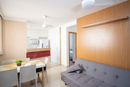 Sala de apartamento à venda com 2 quartos, 45m² em Morro do Confisco, Contagem