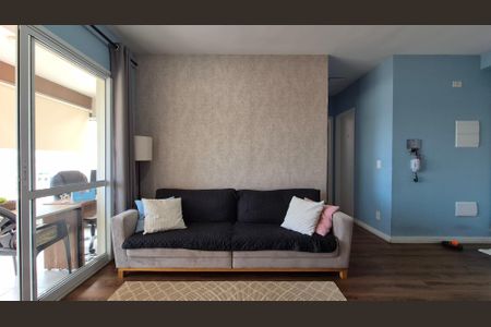 Sala de apartamento à venda com 2 quartos, 62m² em Vila Apiai, Santo André
