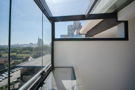 Studio para alugar com 43m², 1 quarto e sem vagaVaranda