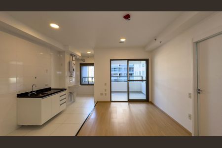 sala, Cozinha e Área de Serviço de apartamento para alugar com 1 quarto, 50m² em Santo Amaro, São Paulo