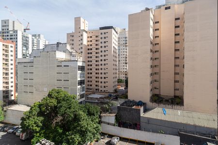 Studio para alugar com 35m², 1 quarto e 1 vagaVista da Varanda do Quarto