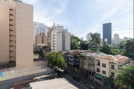 Studio para alugar com 35m², 1 quarto e 1 vagaVista da Varanda do Quarto