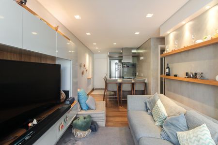 Sala  de apartamento à venda com 2 quartos, 54m² em Vila Gomes Cardim, São Paulo