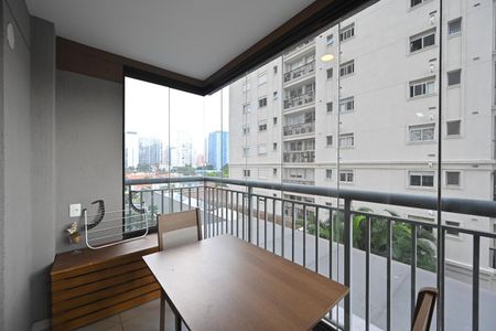 Varanda de kitnet/studio para alugar com 1 quarto, 34m² em Vila Clementino, São Paulo
