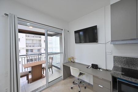 Studio para alugar com 34m², 1 quarto e sem vaga Studio para alugar com 34m², 1 quarto e sem vagaSala/Quarto