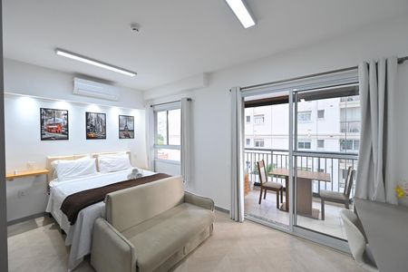 Sala/Quarto de kitnet/studio para alugar com 1 quarto, 34m² em Vila Clementino, São Paulo