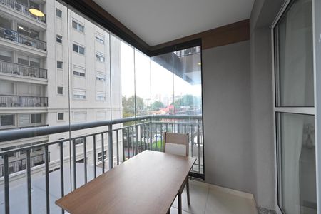 Varanda de kitnet/studio para alugar com 1 quarto, 34m² em Vila Clementino, São Paulo