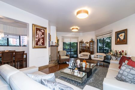 Sala de apartamento para alugar com 4 quartos, 208m² em Indianópolis, São Paulo