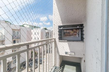 Varanda da Sala de apartamento para alugar com 2 quartos, 55m² em Vila Nova Aparecida, Mogi das Cruzes