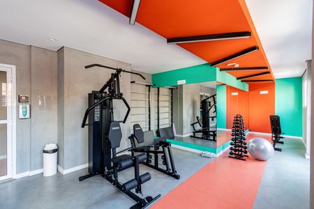 Apartamento para alugar com 35m², 1 quarto e sem vagaÁrea comum - Academia