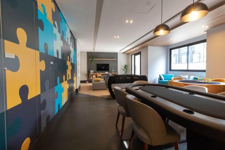 Apartamento para alugar com 46m², 1 quarto e 1 vagaÁREA COMUM - SALÃO JOGOS