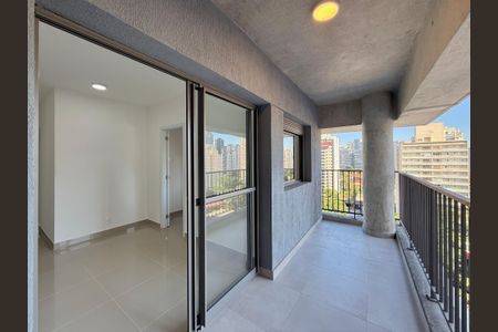 Sacada de apartamento para alugar com 1 quarto, 35m² em Santo Amaro, São Paulo