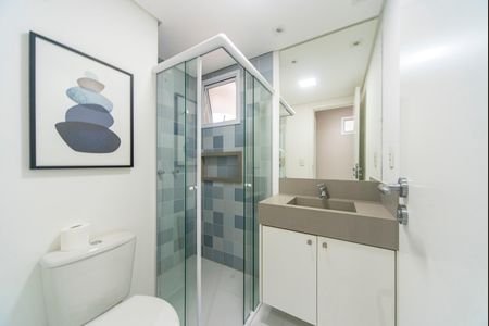 Apartamento à venda com 55m², 2 quartos e 1 vagaBanheiro 