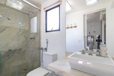 Apartamento para alugar com 146m², 3 quartos e 2 vagasBanheiro da Suíte 1