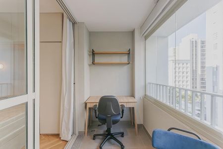 Studio para alugar com 30m², 1 quarto e sem vagaVaranda