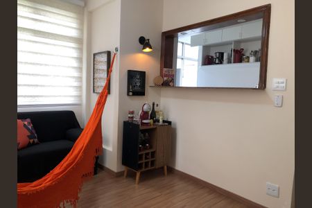 Sala de apartamento à venda com 1 quarto, 43m² em Botafogo, Rio de Janeiro