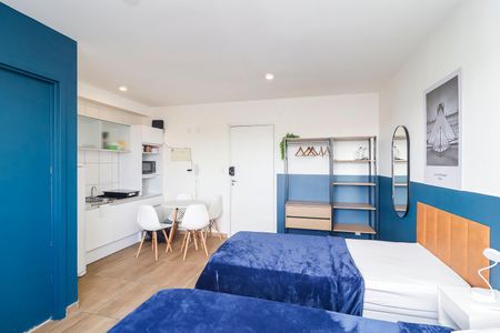 Studio para alugar com 24m², 1 quarto e 1 vagaQuarto / Cozinha