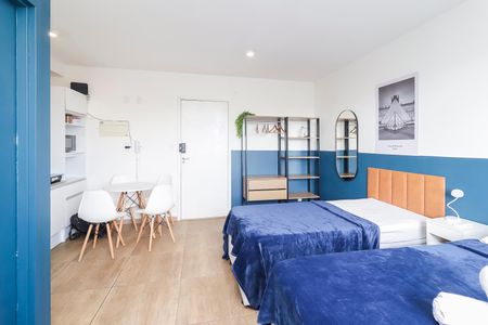 Studio para alugar com 24m², 1 quarto e 1 vagaQuarto / Cozinha