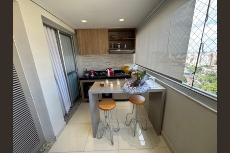 Varanda de apartamento à venda com 3 quartos, 88m² em Nova Suíça, Belo Horizonte