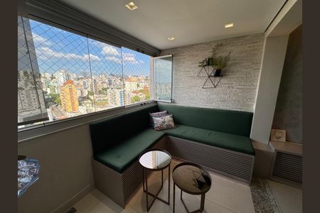 Varanda de apartamento à venda com 3 quartos, 88m² em Nova Suíça, Belo Horizonte