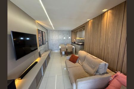 Sala de apartamento à venda com 3 quartos, 88m² em Nova Suíça, Belo Horizonte