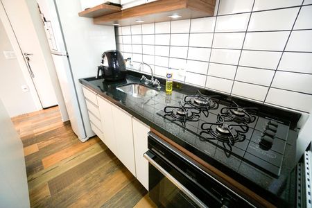 Apartamento à venda com 44m², 2 quartos e 1 vagaPia e cooktop
