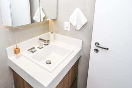 Apartamento à venda com 79m², 2 quartos e 2 vagasBanheiro da Suíte 1